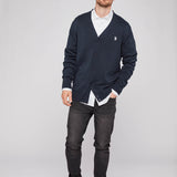 USPA Knit Cardigan Dolovan Men - Dark Sapphire