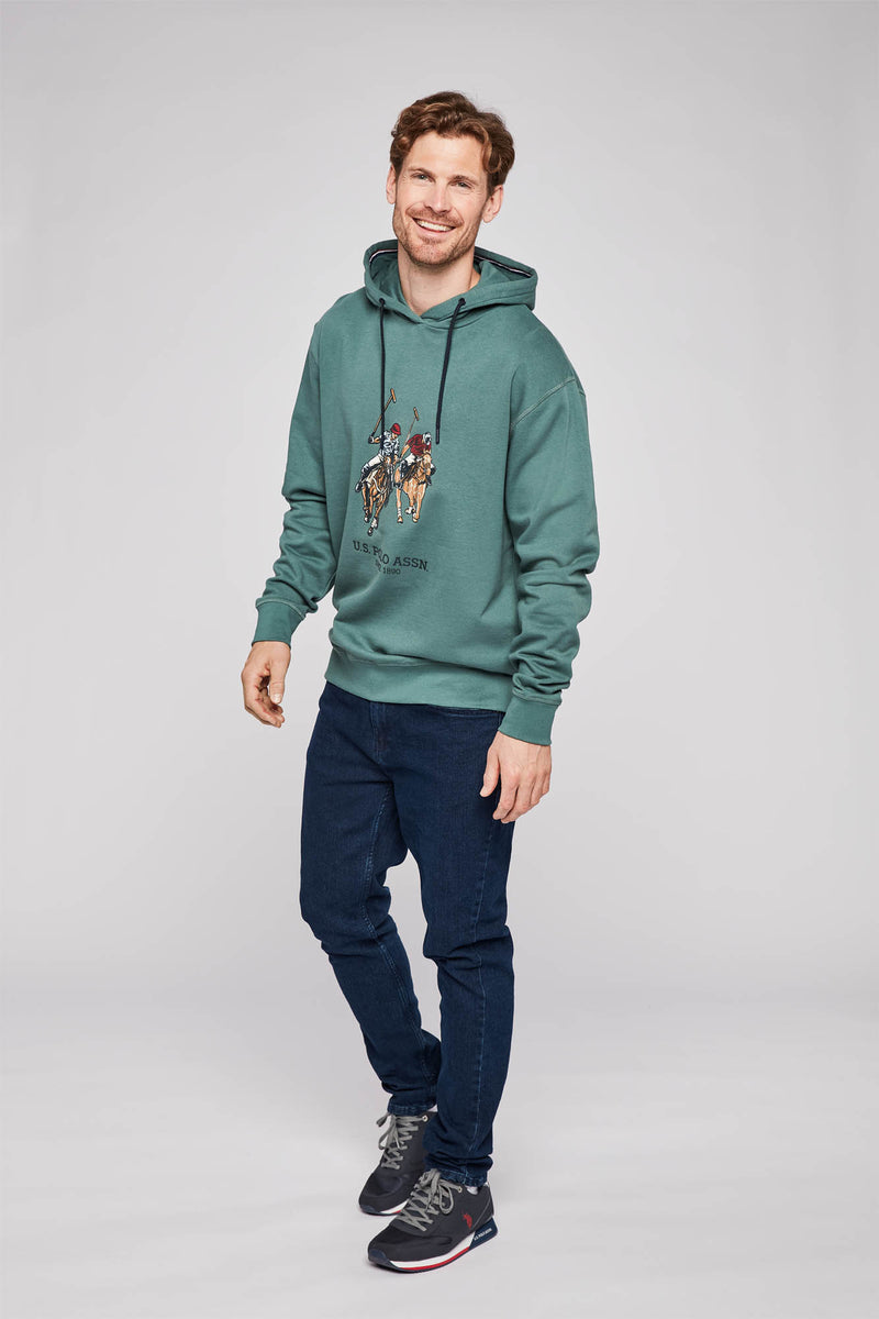 USPA Hood Sweater Elaf Men - Silver Pine