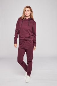 USPA Sweat Hoodie Aba Women - Grape Wine