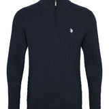 UMRomeo Half-zip Cable Knit