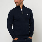 UMRomeo Half-zip Cable Knit